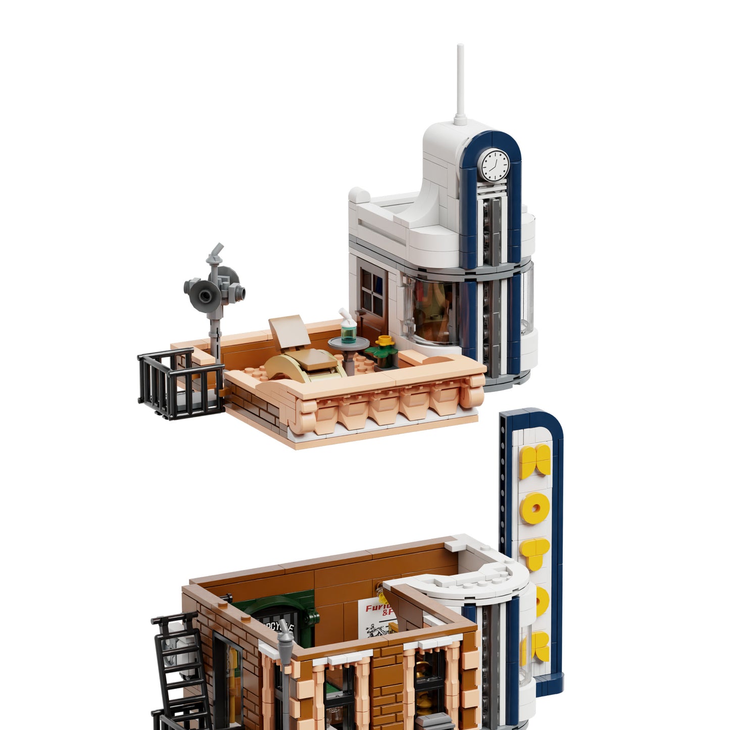 Pantasy - Motorcycle Restaurant Building - 2989 Pcs - Pa85024