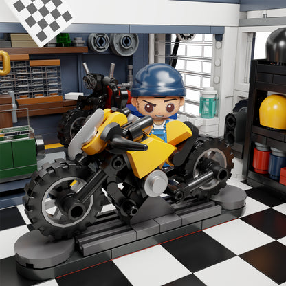 Pantasy - Motorcycle Restaurant Building - 2989 Pcs - Pa85024