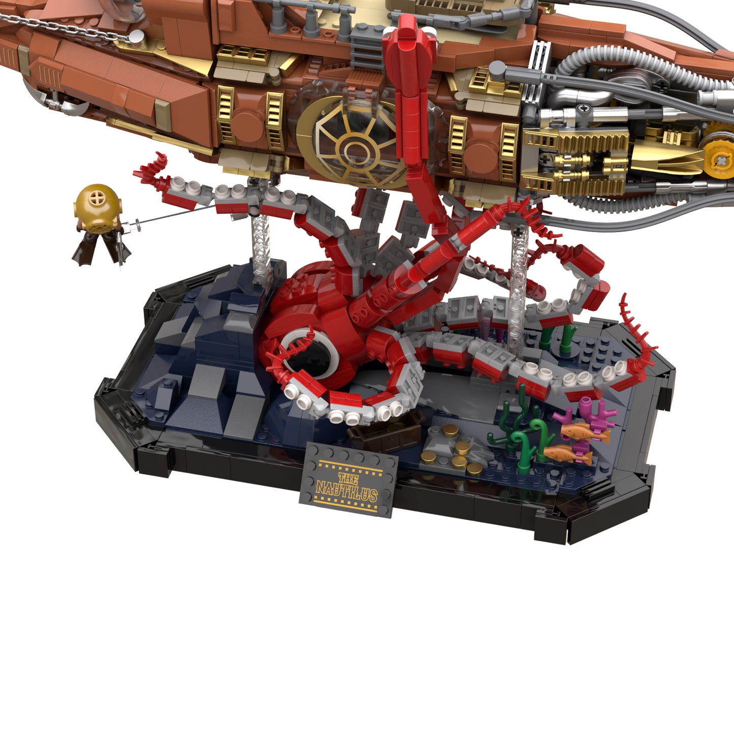 Pantasy - The Nautilus Steampunk Submarine - 2552 Pcs - Pa85029