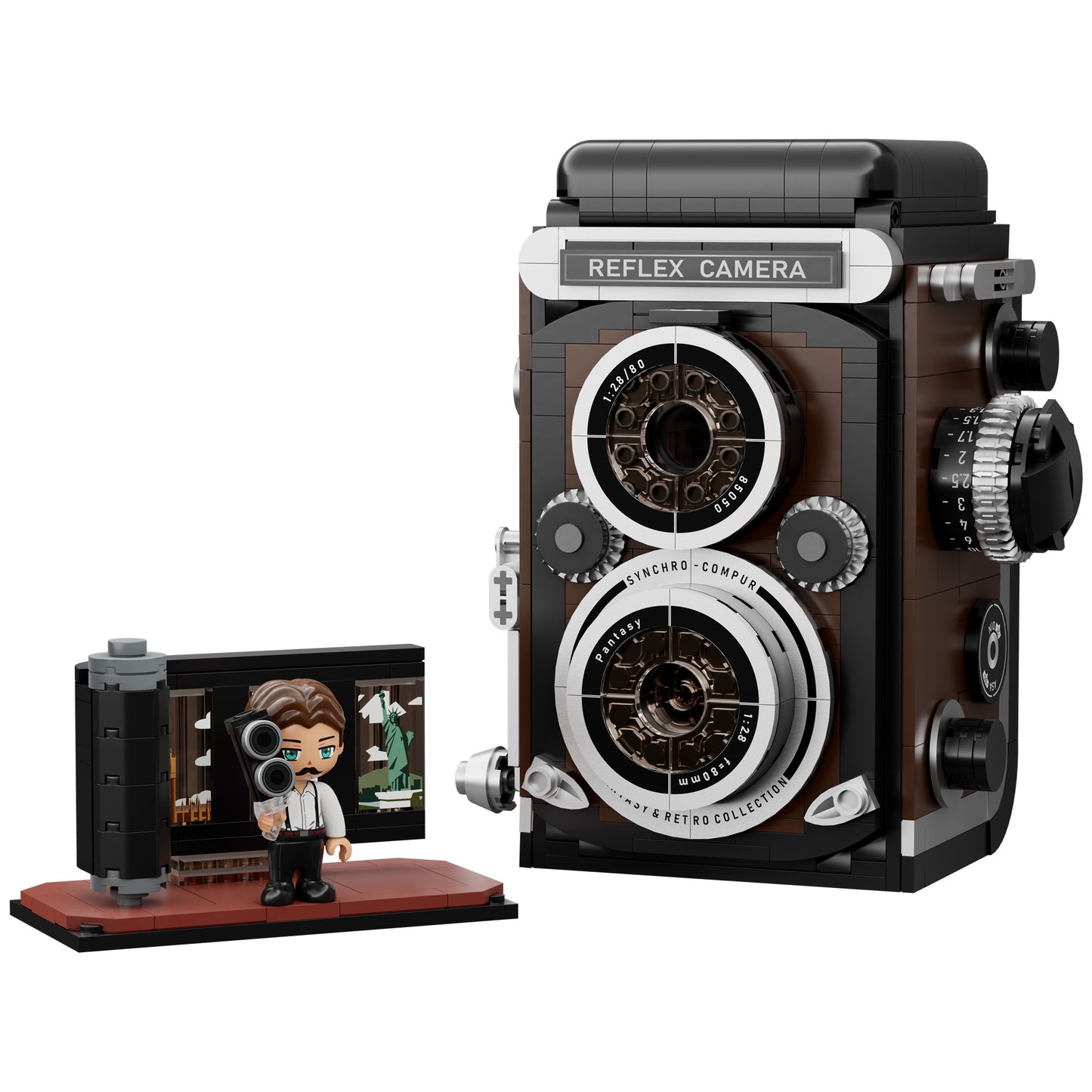 Pantasy - Retro Twin Lens Reflex Camera - 793 Pcs - Pa85050