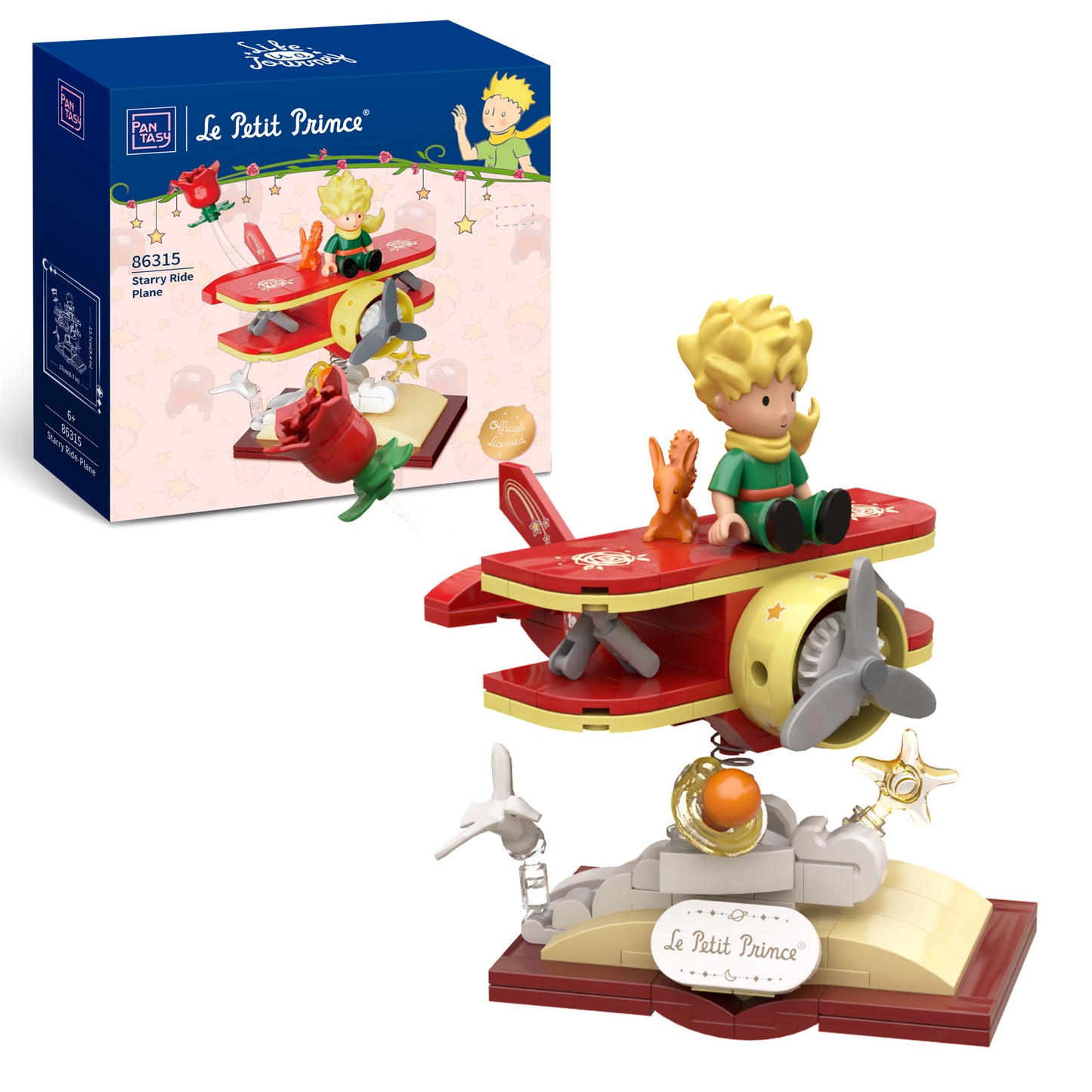 Pantasy - Le Petit Prince™ Starry Ride Plane - 189 Pcs - Pa86315