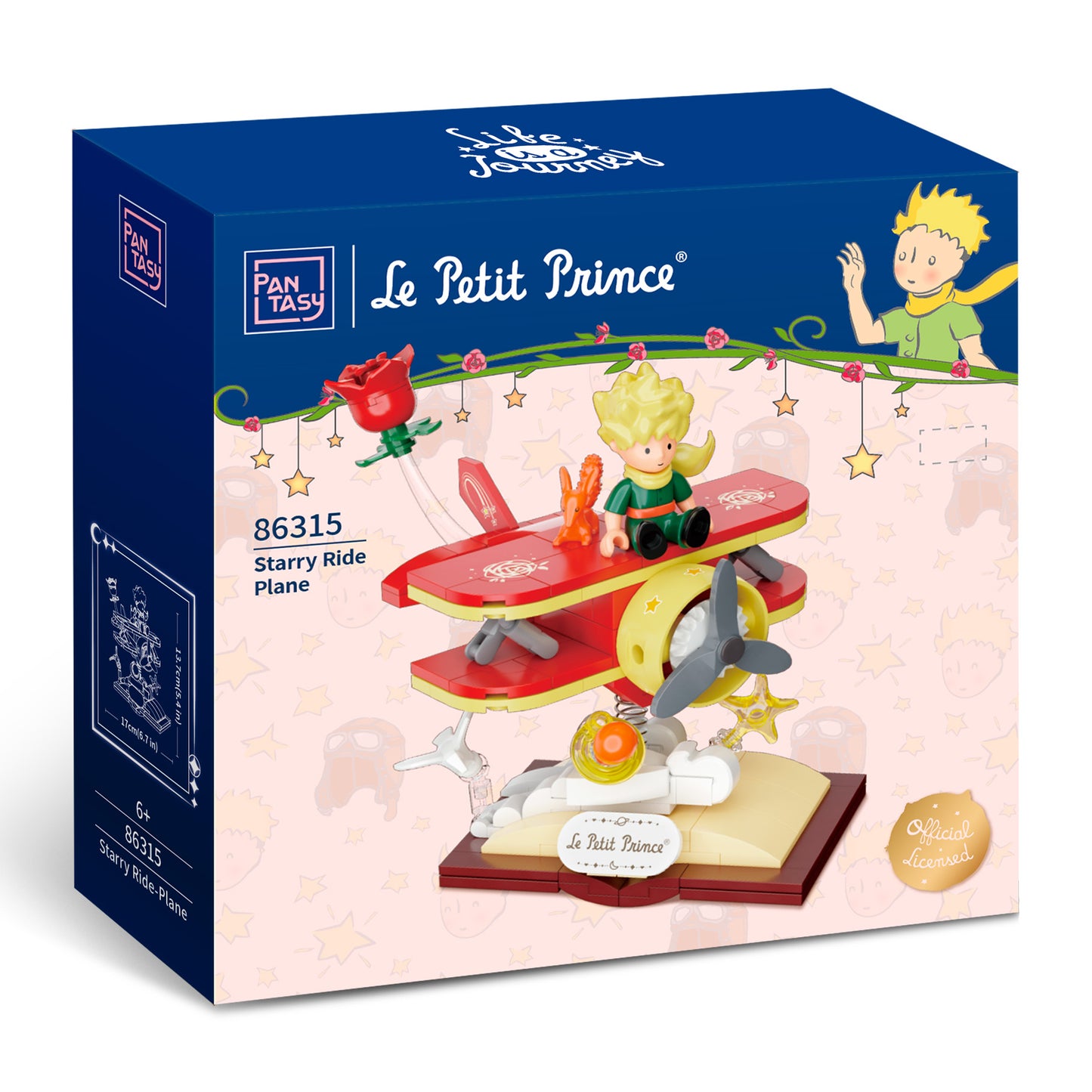 Pantasy - Le Petit Prince™ Starry Ride Plane - 189 Pcs - Pa86315