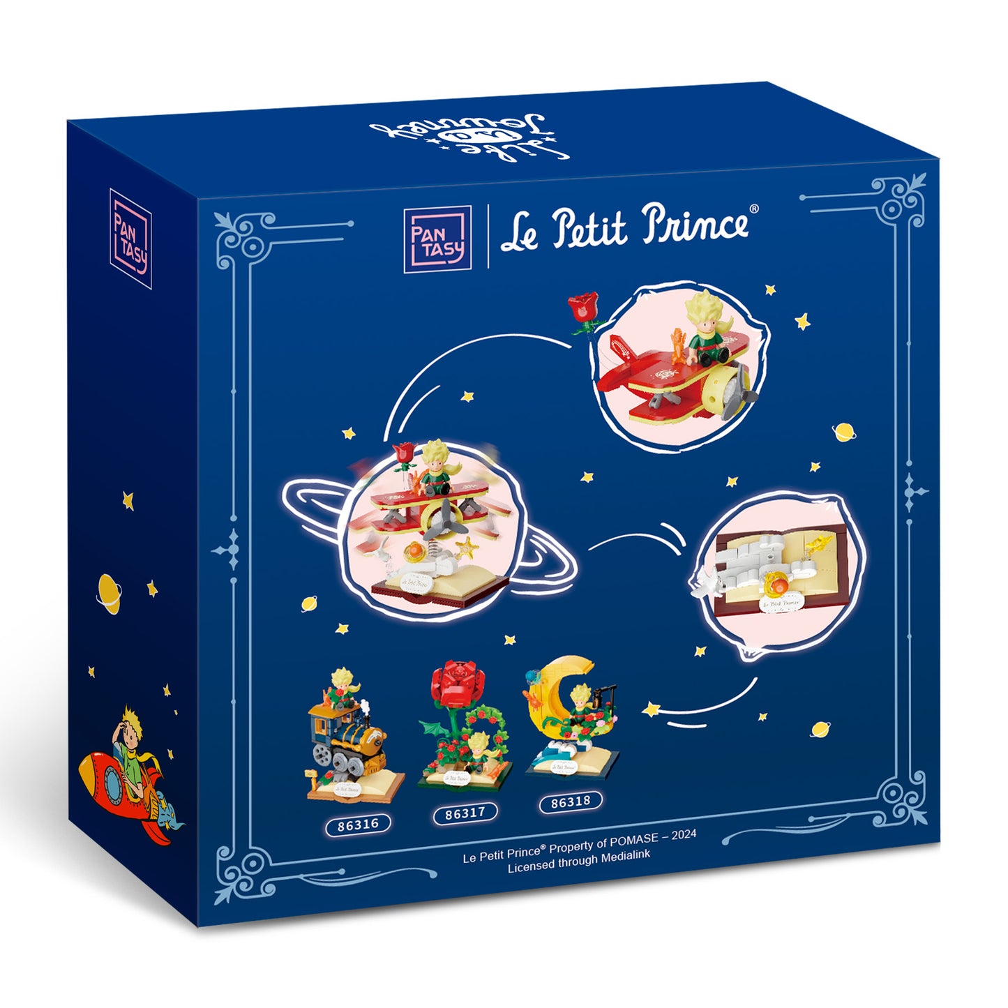 Pantasy - Le Petit Prince™ Starry Ride Plane - 189 Pcs - Pa86315