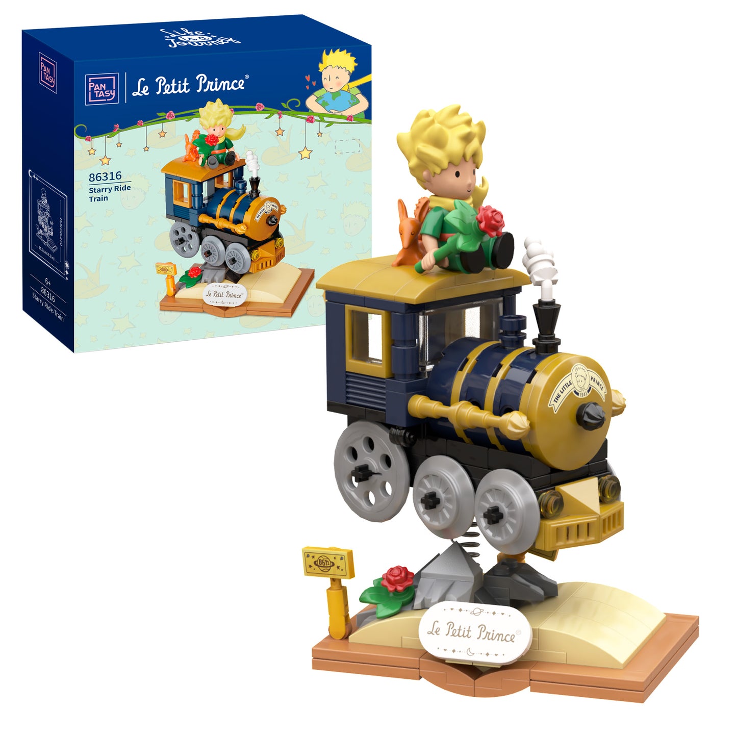 Pantasy - Le Petit Prince™ Starry Ride Train - 205 Pcs - Pa86316