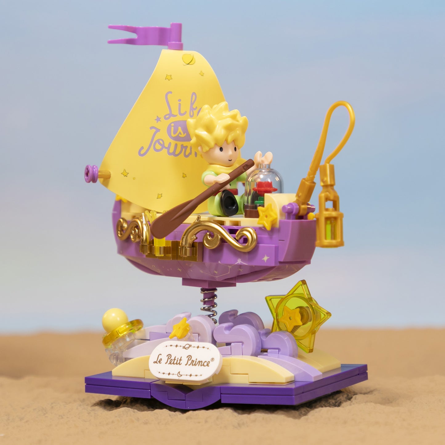 Pantasy - Le Petit Prince™ Starry Ride Boat - 114 Pcs - Pa86329