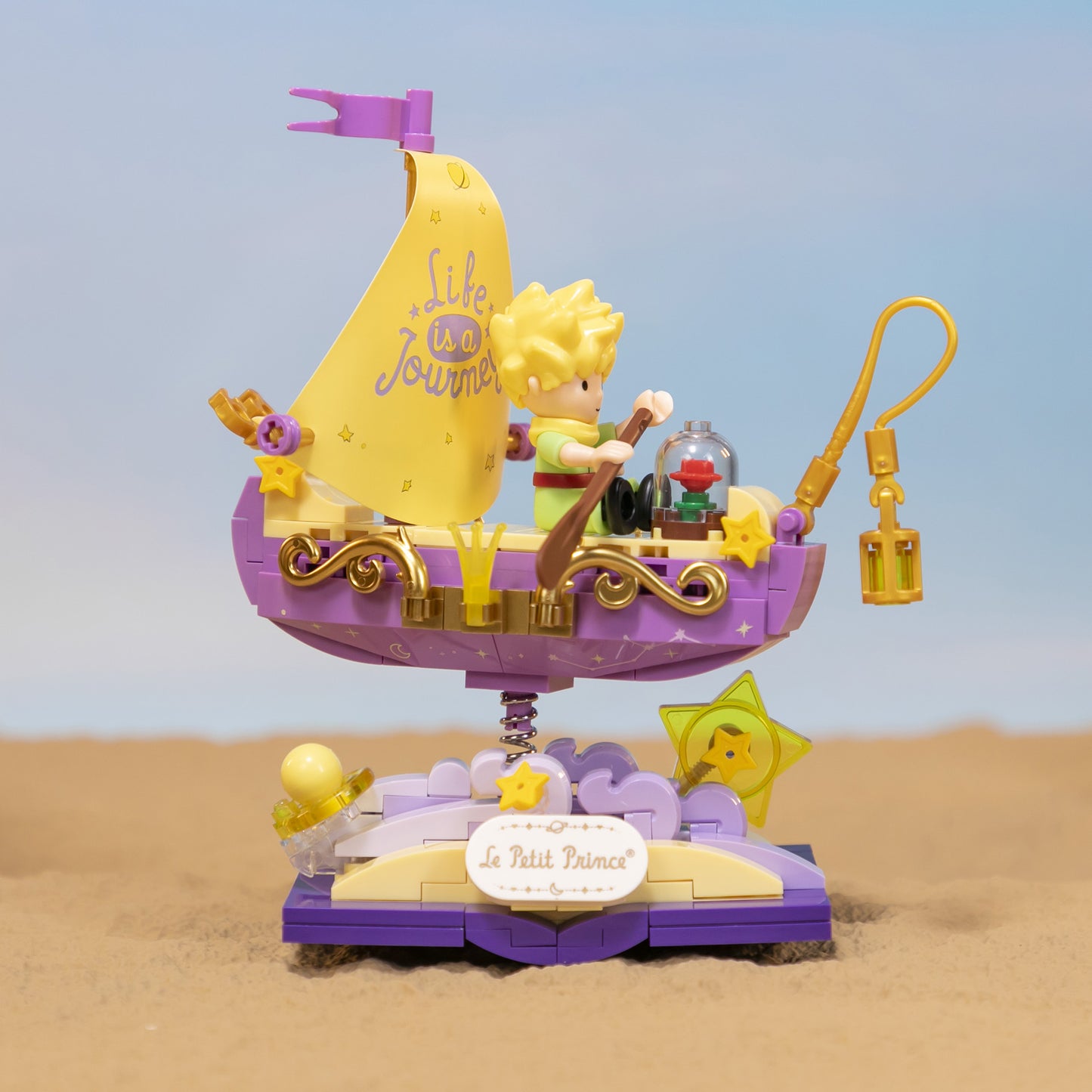 Pantasy - Le Petit Prince™ Starry Ride Boat - 114 Pcs - Pa86329
