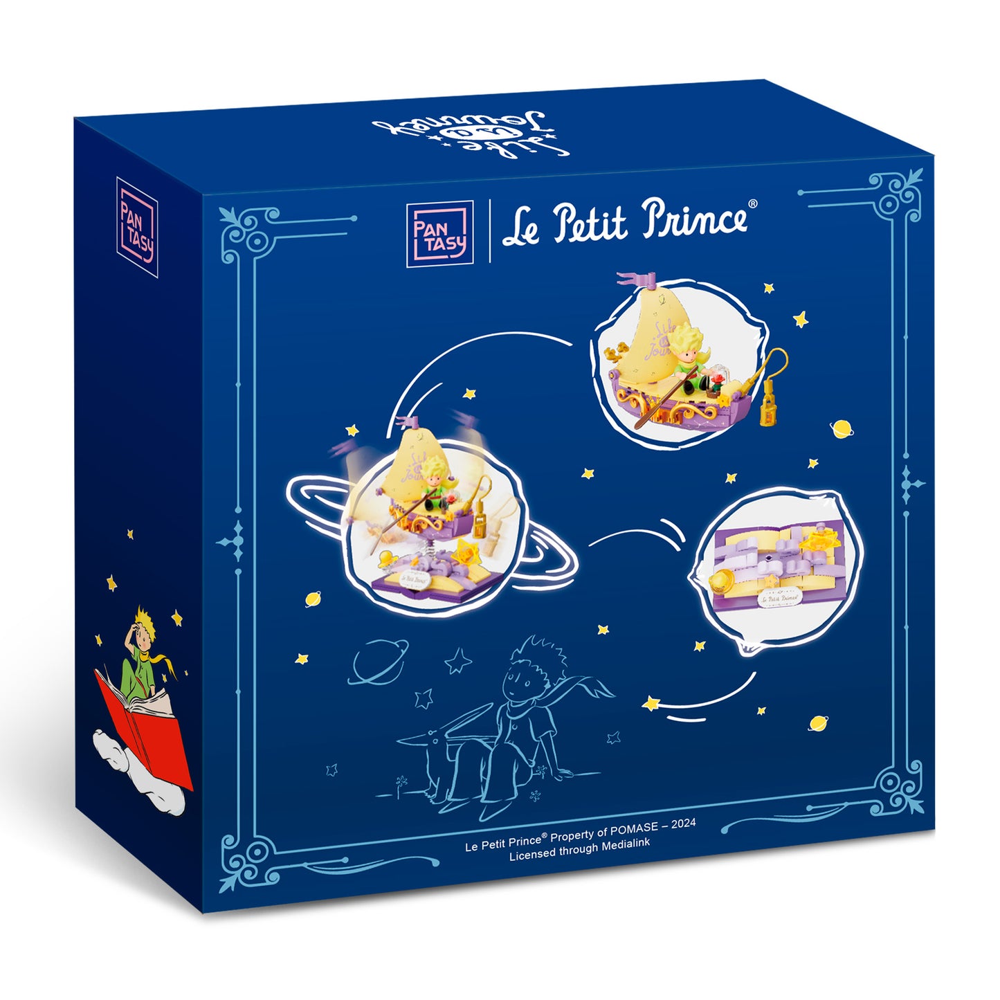Pantasy - Le Petit Prince™ Starry Ride Boat - 114 Pcs - Pa86329