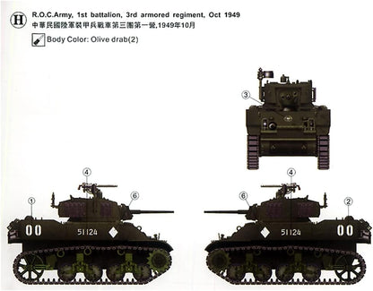 1/35 AFV Club - US Army M5A1 Stuart Light Tank (Early) Bear of Kinmen