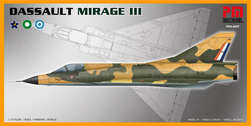 1/72 PM Model - Dassault Mirage III Fighter Aircraft