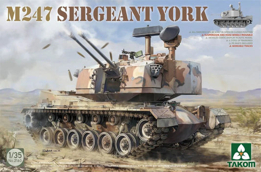 1/35 Takom - US Army M247 Sergeant York SPAAG Anti-Aircraft Gun