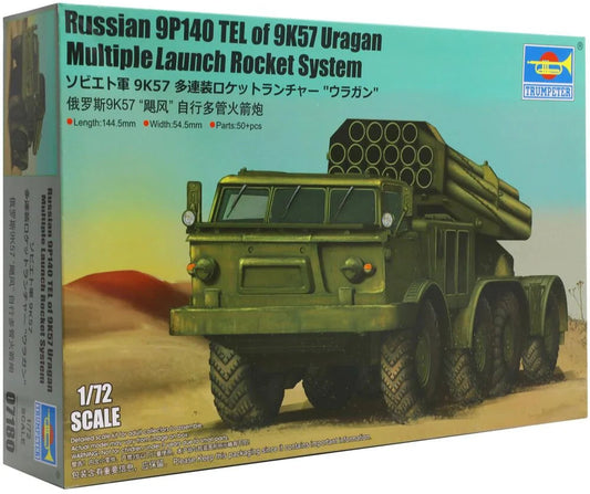 1/72 Trumpeter - Soviet Army Multiple Launch Rocket System 9P140 TEL + 9K57