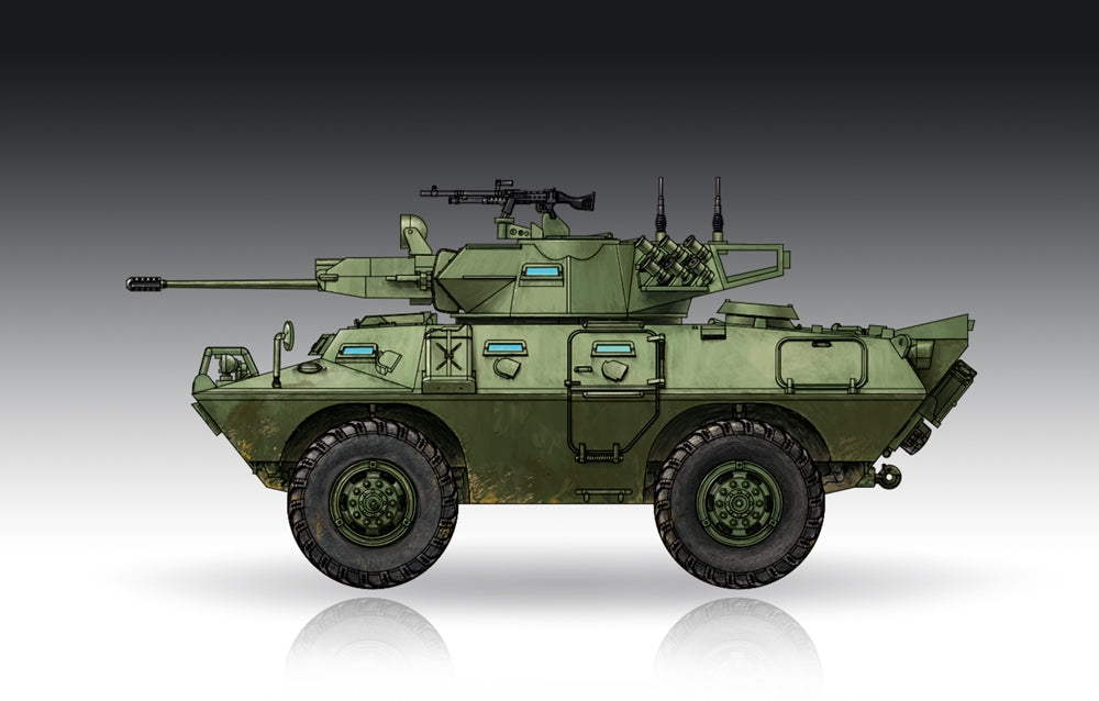 1/72 Trumpeter - US Army V-150 Commando Armoured Car w/20mm Cannon