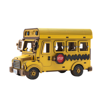 Puremind - Peanuts™ Snoopy Yellow School Bus - Pm1204