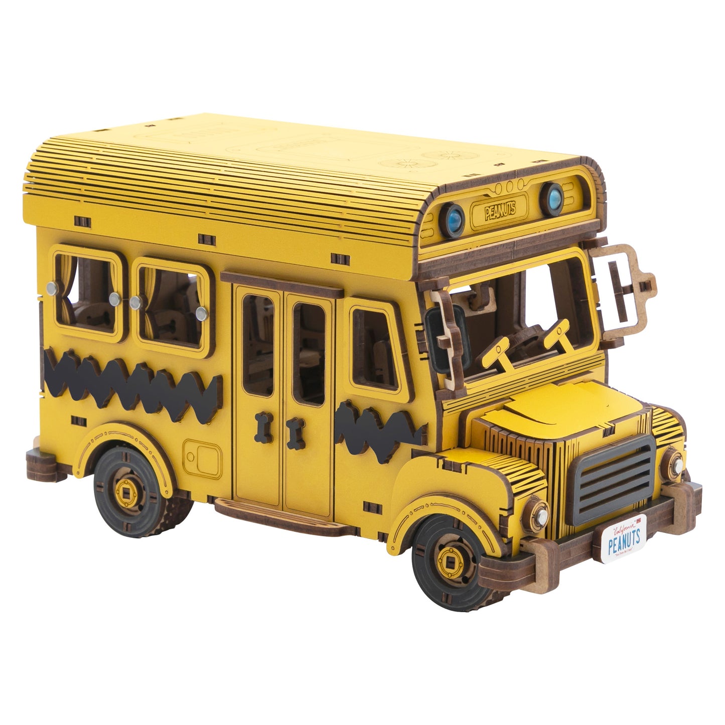 Puremind - Peanuts™ Snoopy Yellow School Bus - Pm1204