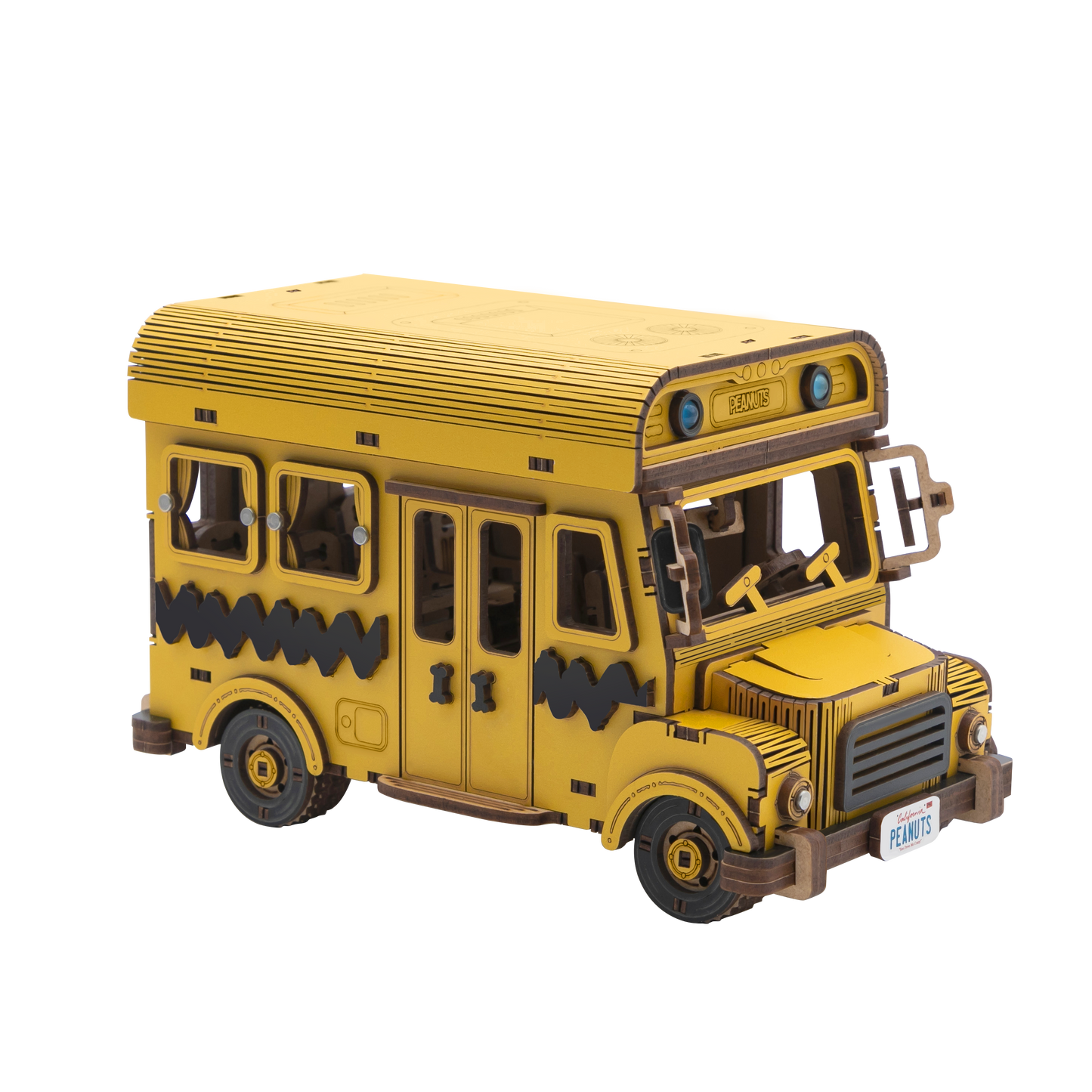 Puremind - Peanuts™ Snoopy Yellow School Bus - Pm1204