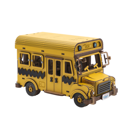 Puremind - Peanuts™ Snoopy Yellow School Bus - Pm1204