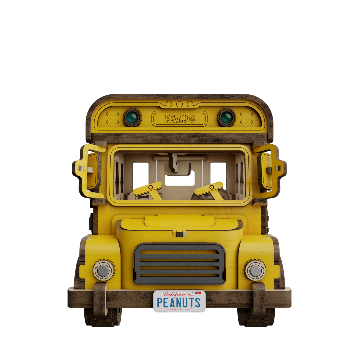 Puremind - Peanuts™ Snoopy Yellow School Bus - Pm1204