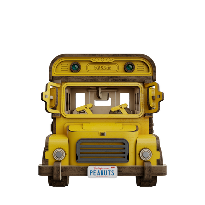 Puremind - Peanuts™ Snoopy Yellow School Bus - Pm1204