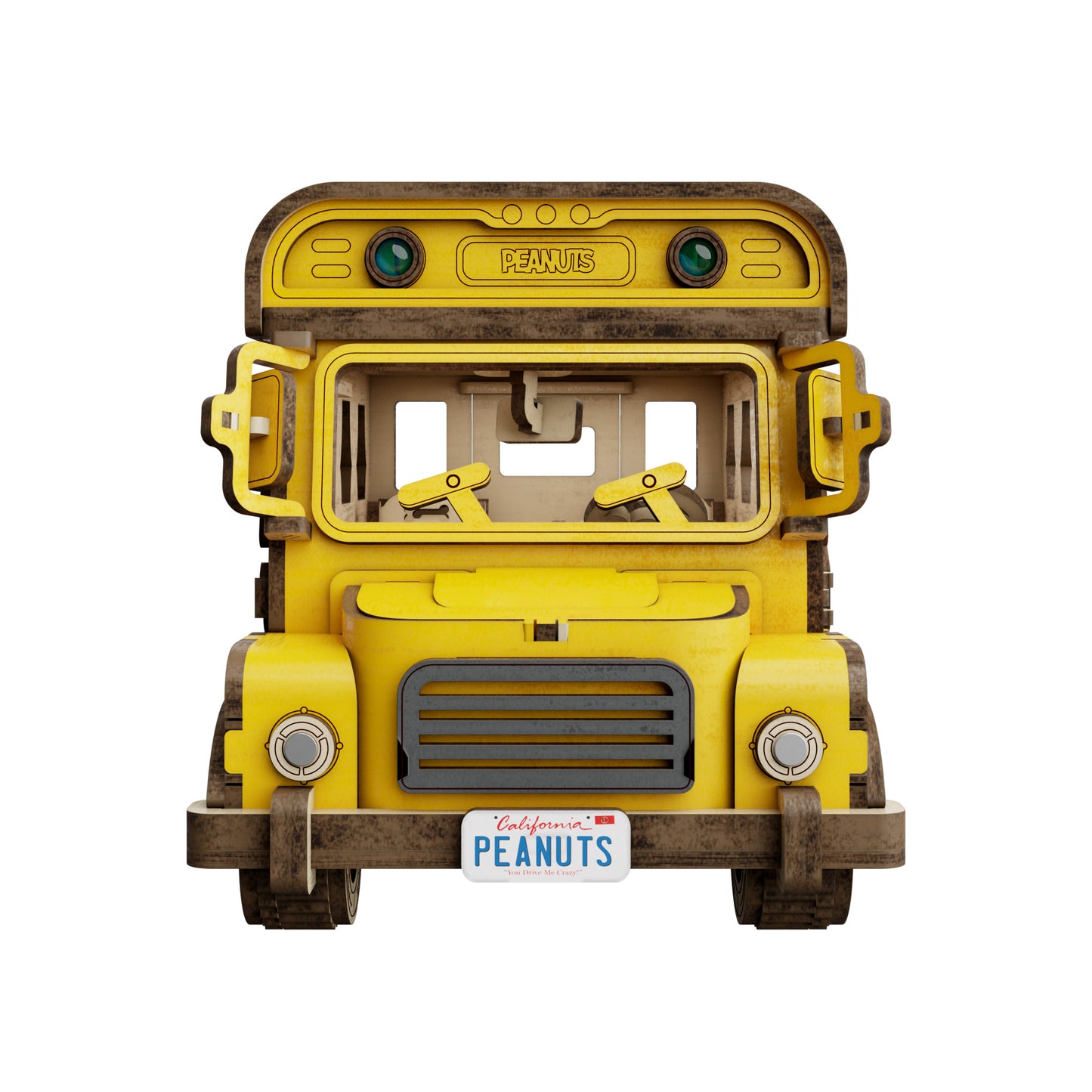 Puremind - Peanuts™ Snoopy Yellow School Bus - Pm1204
