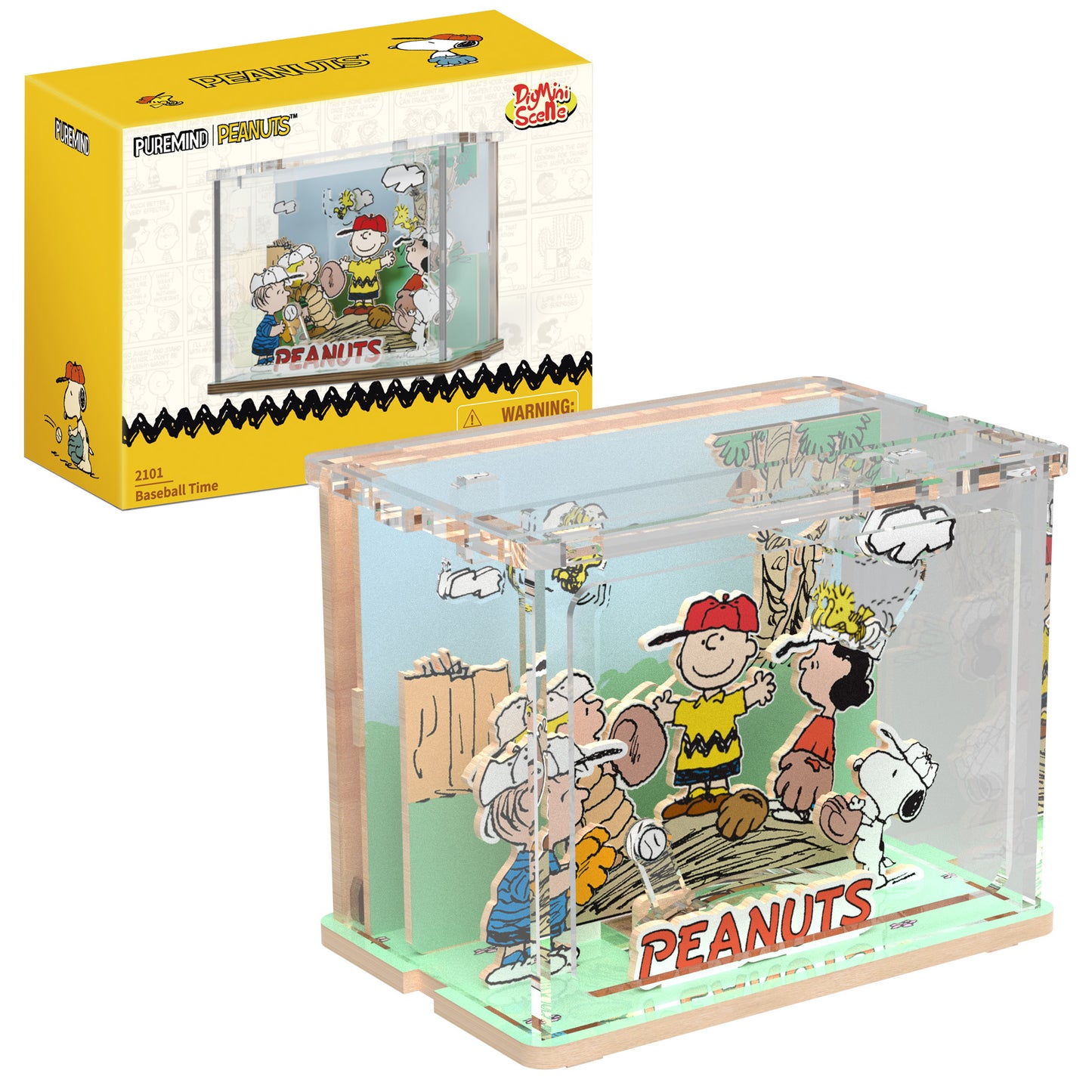 Puremind - Peanuts™ Snoopy & Friends Baseball Time - Pm2101