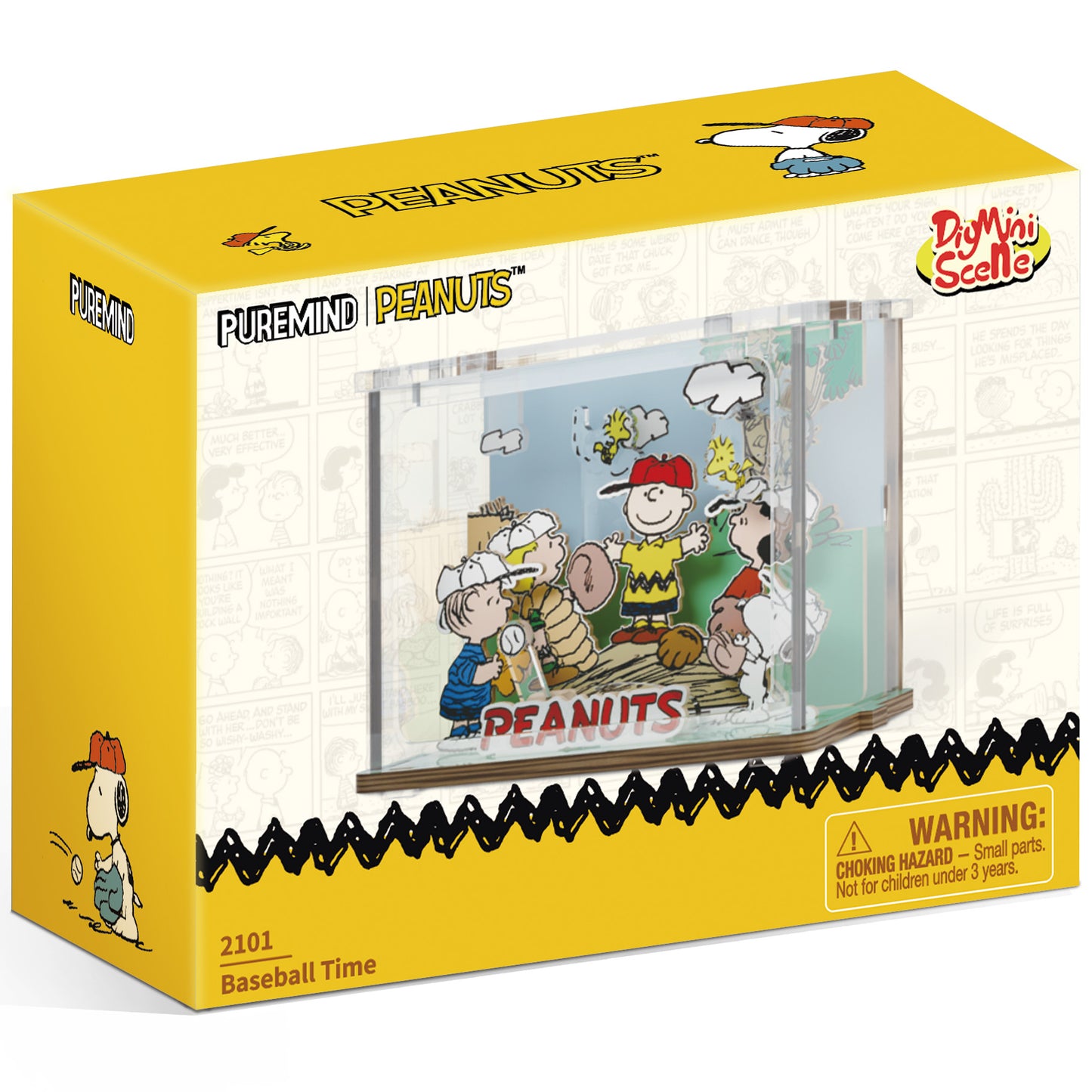 Puremind - Peanuts™ Snoopy & Friends Baseball Time - Pm2101