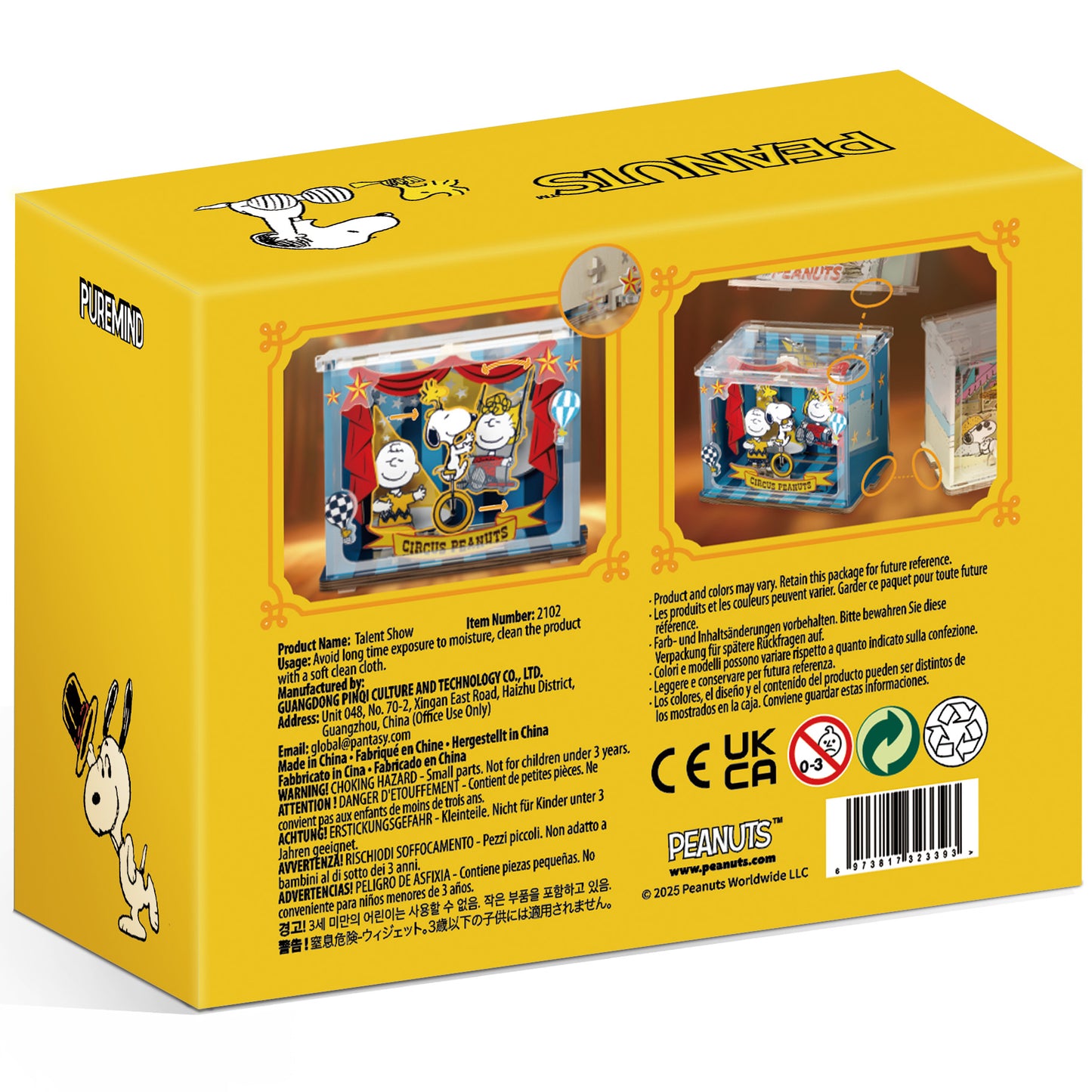 Puremind - Peanuts™ Snoopy & Charlie Brown Circus Talent Show - Pm2102