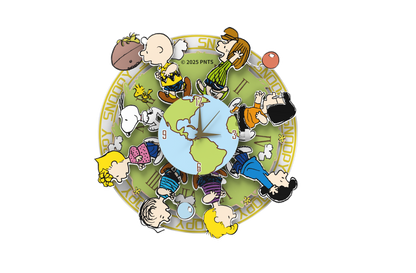 Puremind - Peanuts™ Magnetic Around The World Wooden Clock - Pm2201