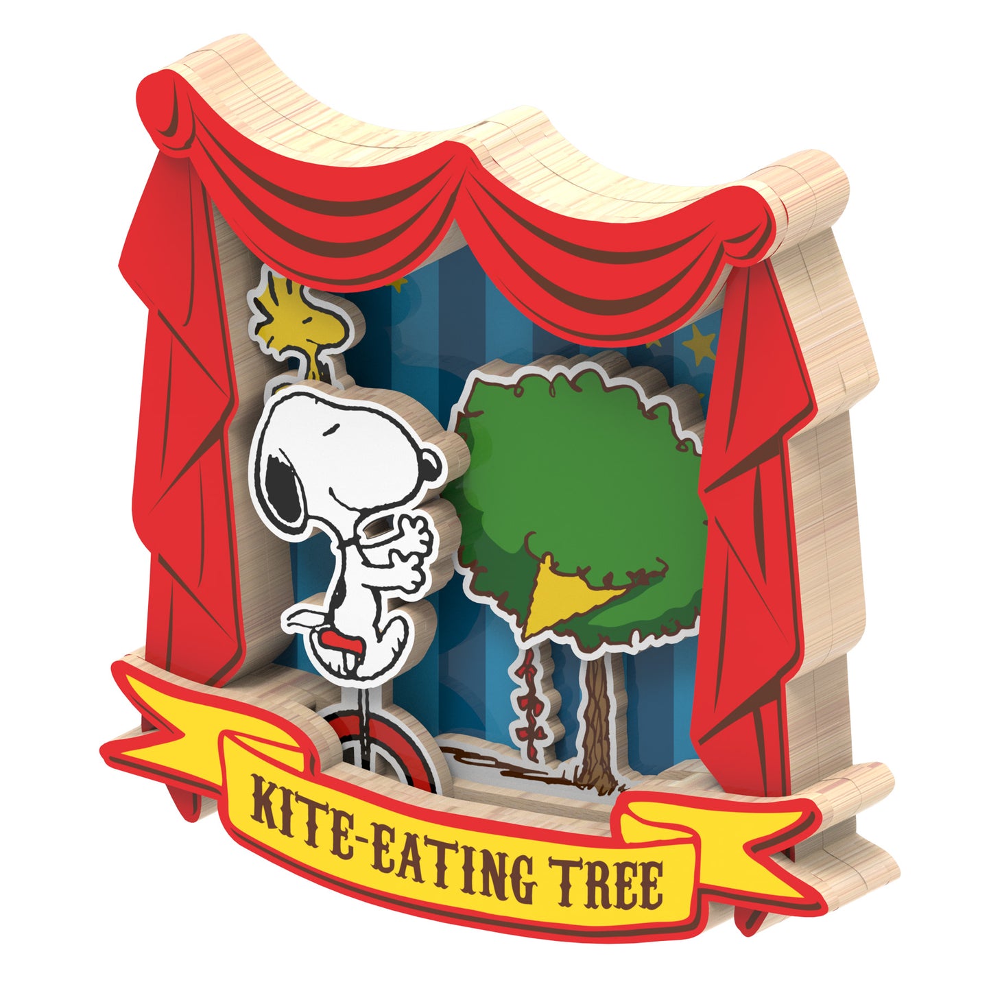 Puremind - Peanuts™ Snoopy'S Circus Adventure Wooden Magnet - Pm2202