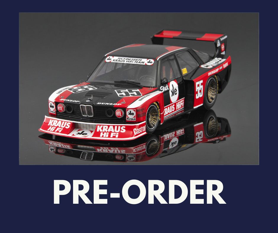 Beemax 1/24 Cars - BMW 320i E21 1980 DRM Donnington Winner BX24048 (PRE-ORDER)