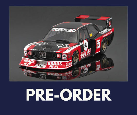 Beemax 1/24 Cars - BMW 320i E21 1980 DRM Donnington Winner BX24048 (PRE-ORDER)