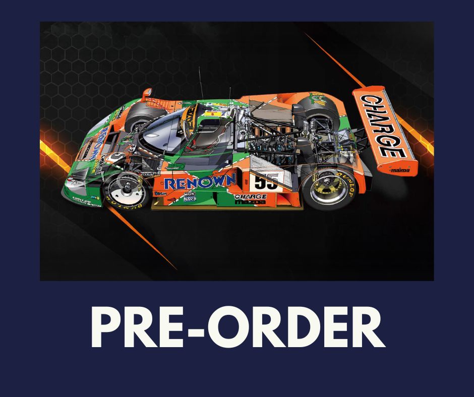 Beemax 1/12 Cars - 1/12 Mazda 787B 1991 24 Hours of Le Mans Winner - BX12003