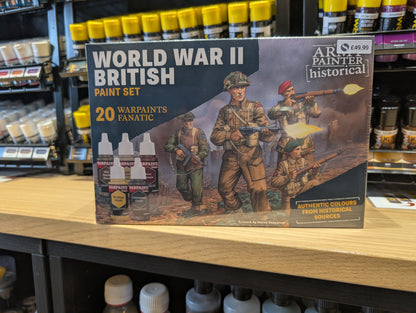 The Army Painter - WW2 British Paint Set (20pc Warpaints Fanatic)