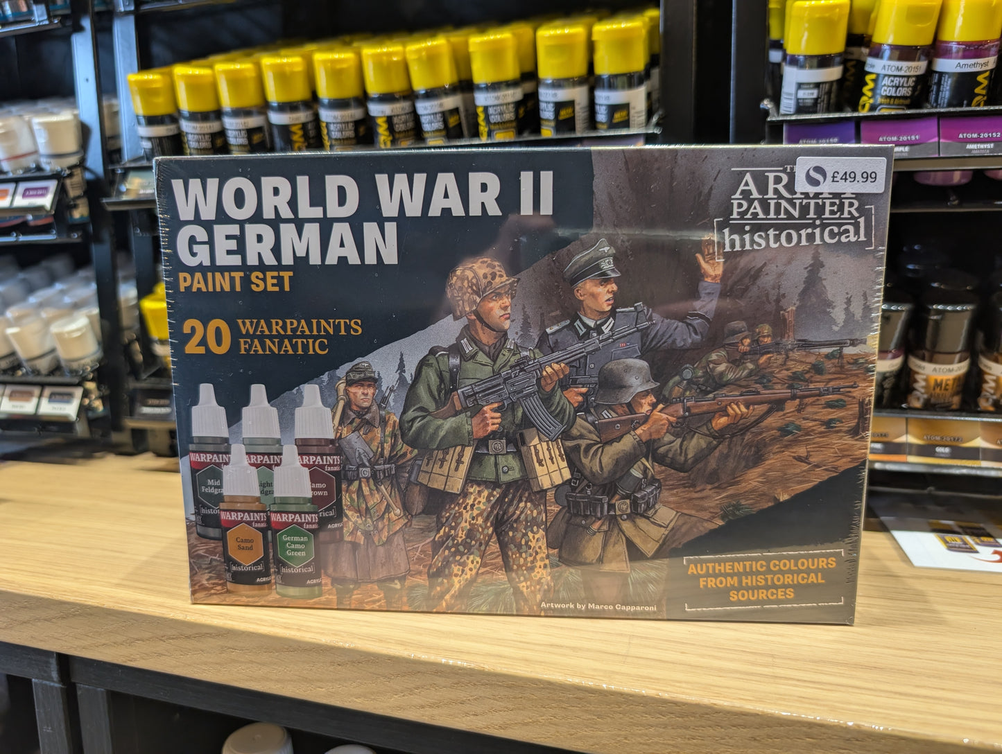 The Army Painter - WW2 German Paint Set (20pc Warpaints Fanatic)