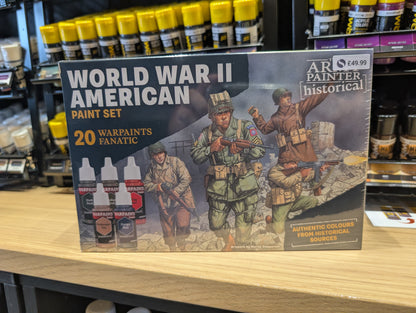 The Army Painter - WW2 American Paint Set (20pc Warpaints Fanatic)