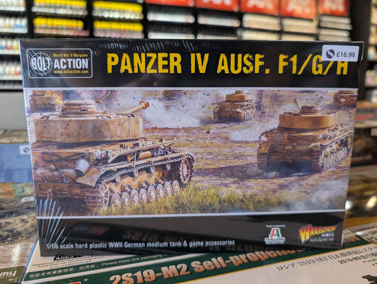 1/56 Bolt Action - Panzer IV Ausf. F1/G/H Medium Tank