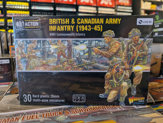 28mm Bolt Action - British & Canadian Infantry (1943-45)