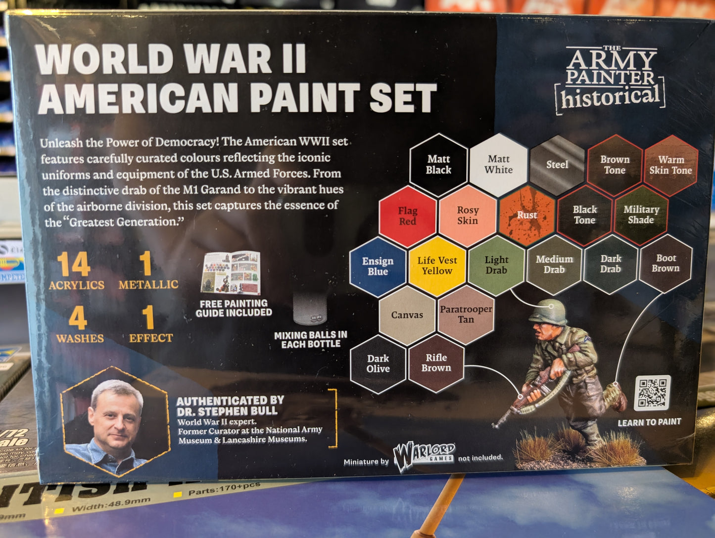 The Army Painter - WW2 American Paint Set (20pc Warpaints Fanatic)
