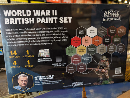 The Army Painter - WW2 British Paint Set (20pc Warpaints Fanatic)