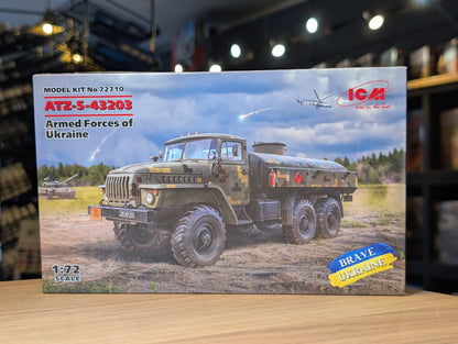 ICM Vehicles 1:72 - ATZ-5-43203, Fuel Bowser of the Armed Forces of Ukraine - ICM72710