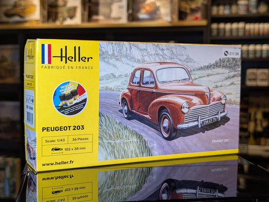 1/43 Heller - Peugeot 203 Starter Set 56160