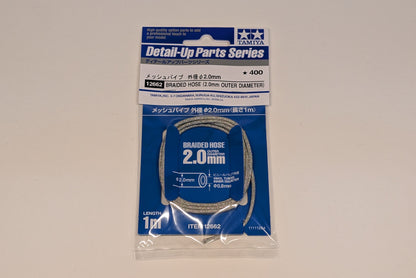 Tamiya 1/12 Bikes - Braided Hose 2mm Outer Dia - 12662