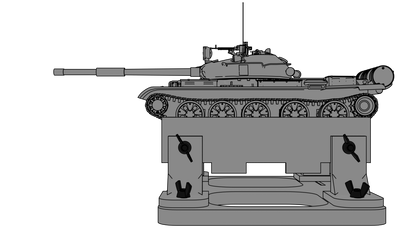 Model AFV Berth / Building Cradle for scales 1/72 to 1/35