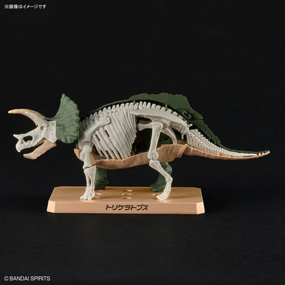Bandai "Plannosaurus" Dinosaur Model Kits: Triceratops