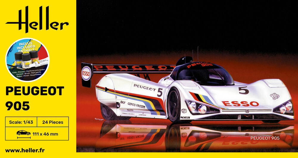 Heller - Gift Set Peugeot 905 56110
