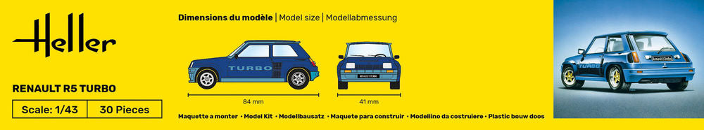 Heller Renault R5 Turbo 1:43