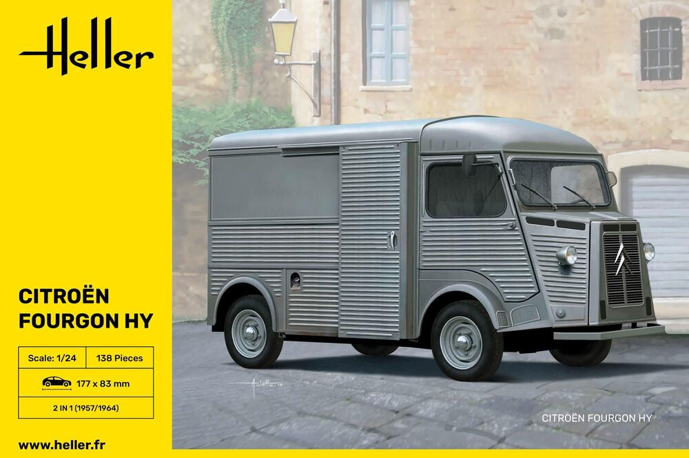 Heller 1/24 Citroen Fourgon HY Starter Kit Model Kit 56768