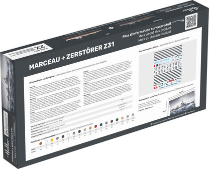 Heller 1/400 Marceau & Zerstörer Z31 Starter Kit 55009