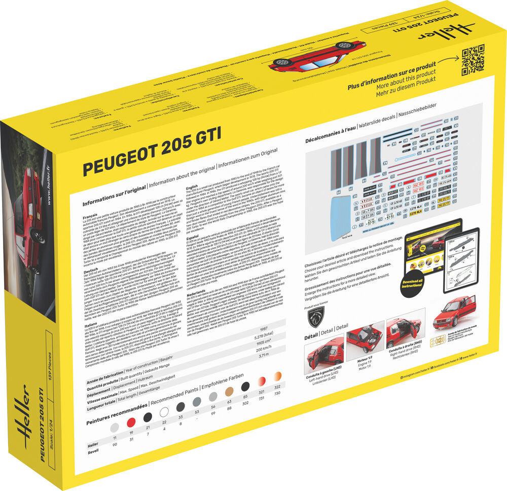 Heller - Peugeot 205 GTI 82705