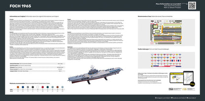Heller 1/400 Foch French Aircraft Carrier Model Kit 81071