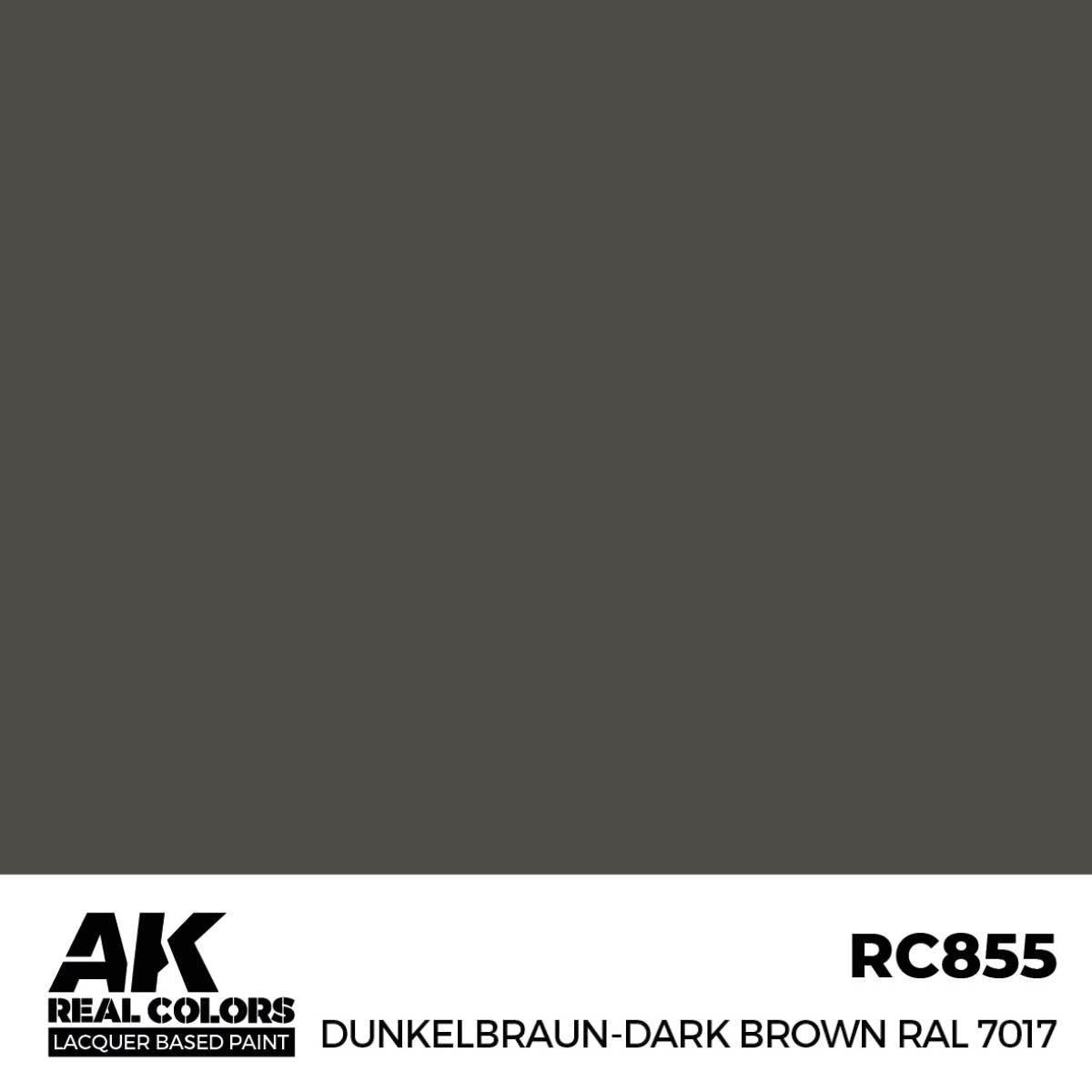 RC855 - AK Real Colors - Dunkelbraun-Dark Brown RAL 7017